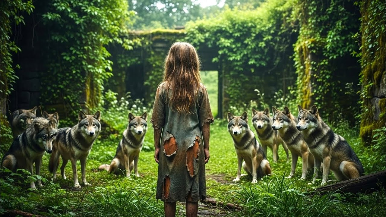 Abandonaram a menina órfã na floresta com lobos — mas o que a matilha fez ninguém acreditou