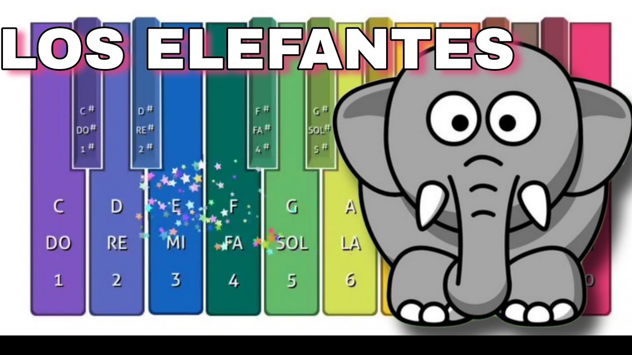 LOS ELEFANTES Canciones con XILÓFONO / Metalófono (Tutorial FACIL de aprender)