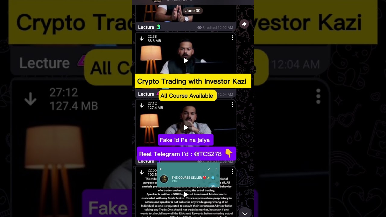 🤩Investor Kazi Course free Download | Investor Kazi Course free leak | Investors kazi crypto 