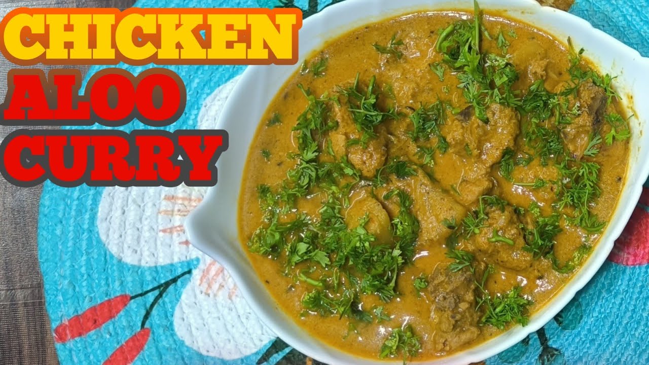 Chicken Aloo Curry/ Delicious Indian Recipe/ Easy Indian chicken potato curry 