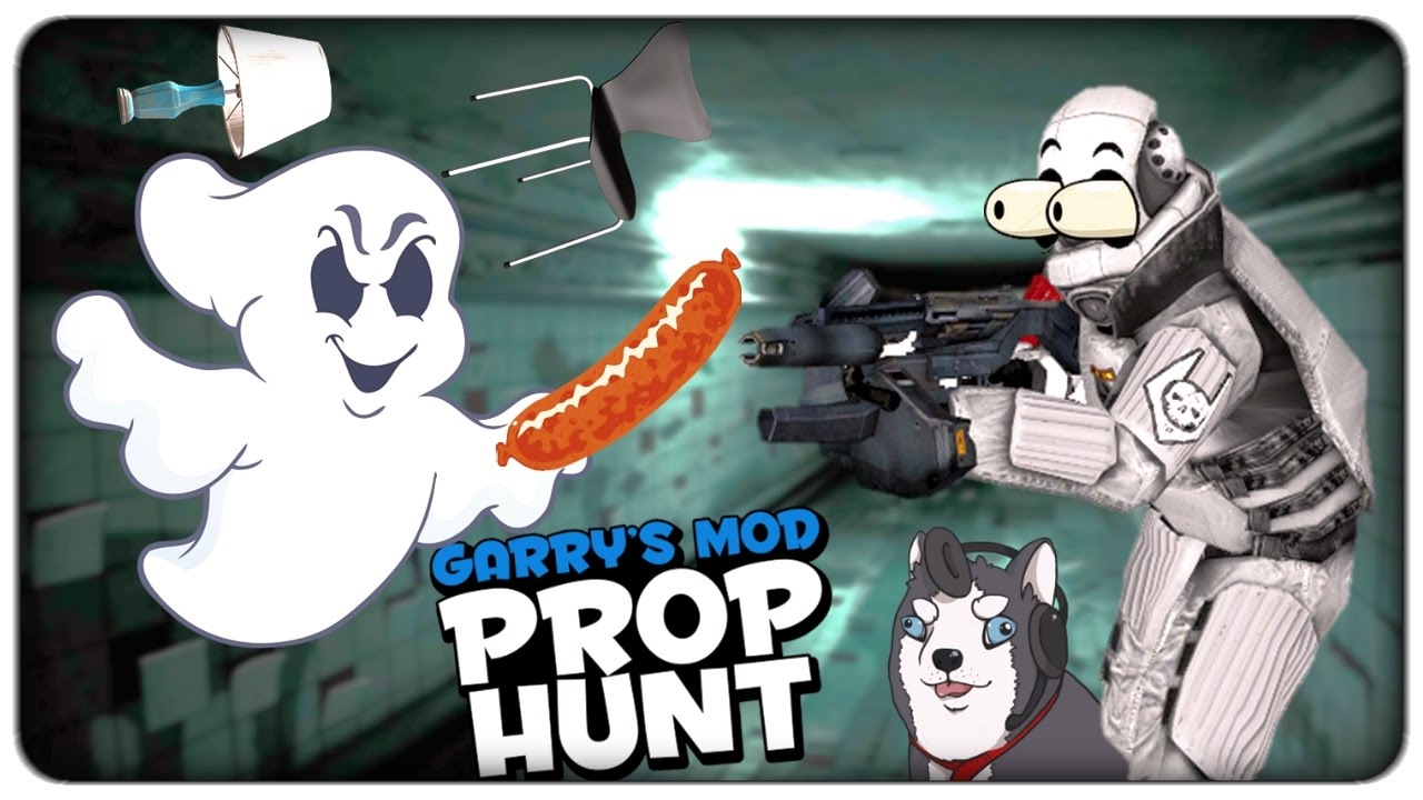 PERSEGUITATO DAI FANTASMI | Gmod Prop Hunt con SpJockey e redbox [ITA]