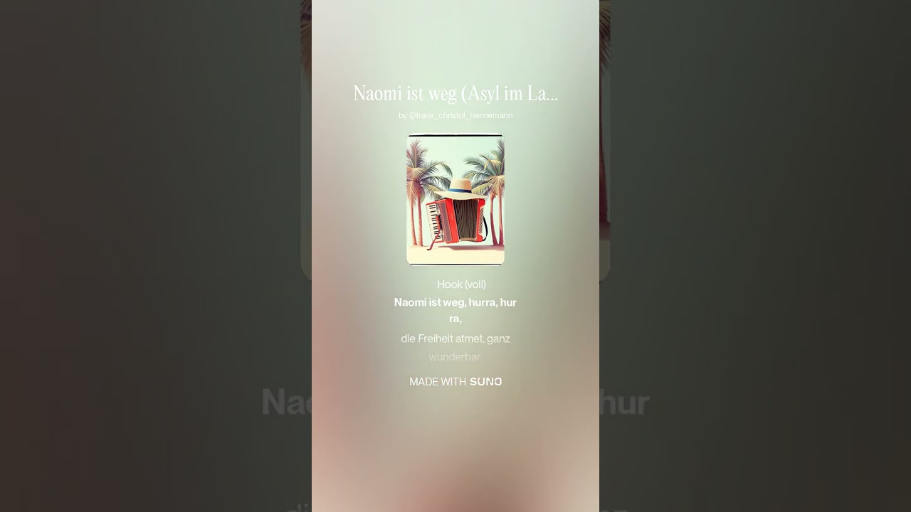 🎵 Naomi ist weg (Goodbye Demokratie – Hallo Diktatur Deluxe by Perlmutt)