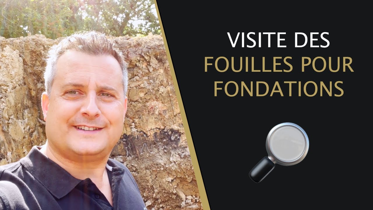 🔴 Après l'étude de sol G1, visite des fouilles pour fondations (2022)
