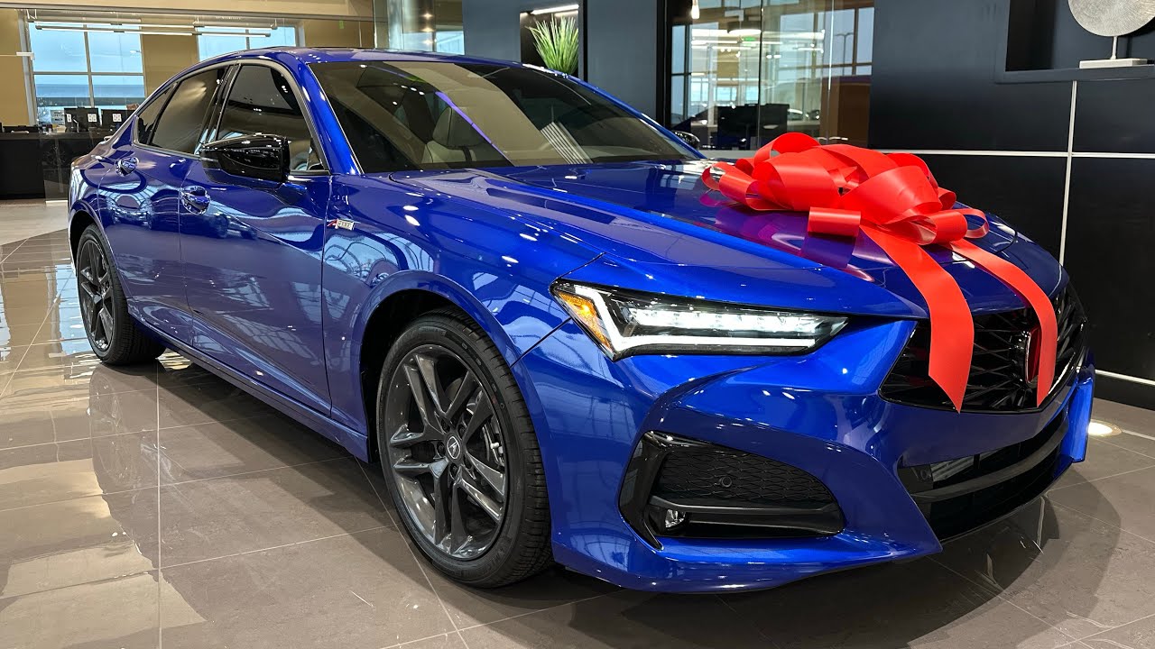 Обзор Acura TLX A-Spec 2025 Apex Blue