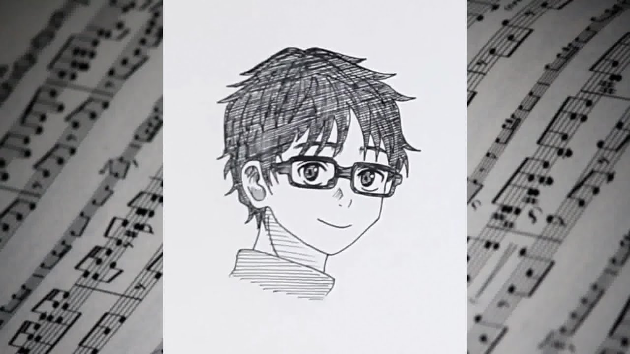 Anime Drawing  ||  Your Lie In April  ||  Kosei Arima