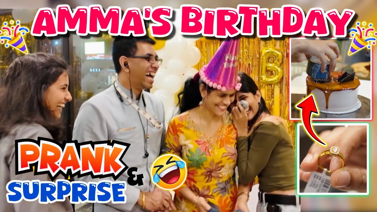 AMMA&rsquo;S BIRTHDAY PRANK🤣 & SURPRISE🥹💍 | Thejathangu😉