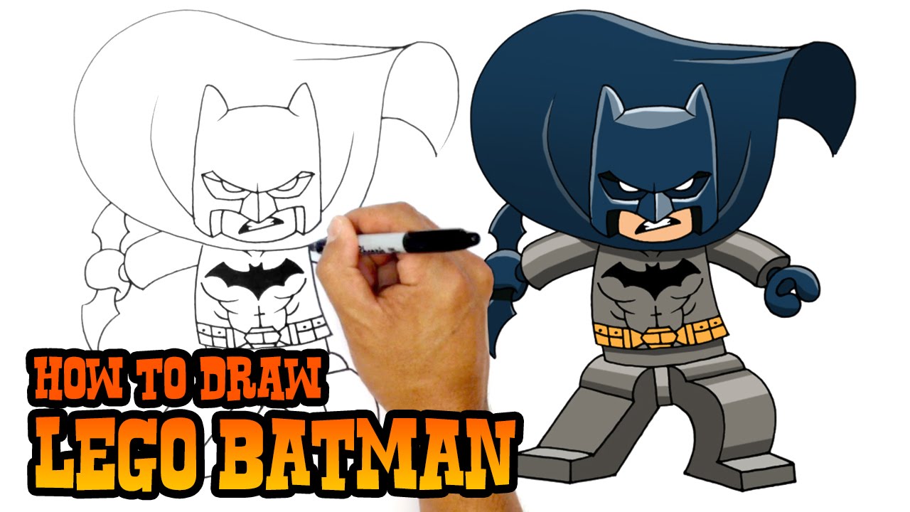 How to Draw Lego Batman | Drawing Lesson