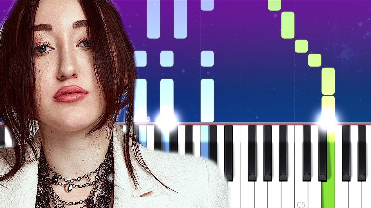 Noah Cyrus - July (Piano tutorial)