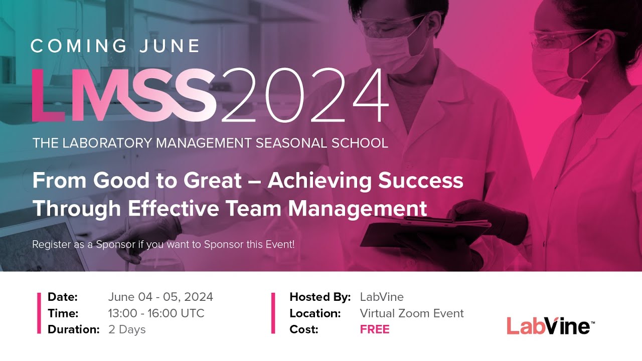 Laboratory Management Seasonals School 2024 - DAY 1
