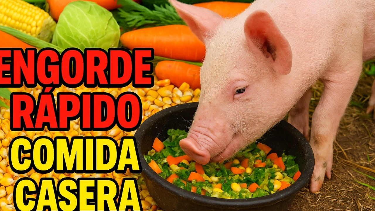 Alimento Casero para Cerdos que Realmente Funciona ✅