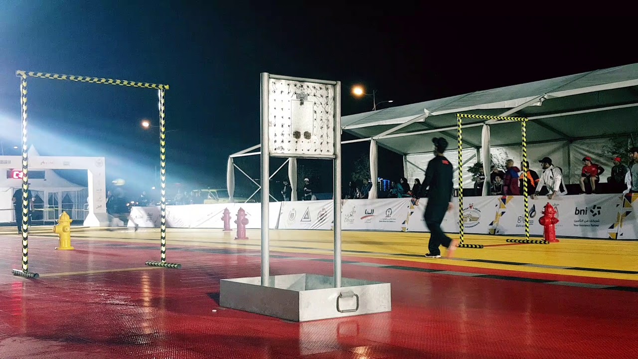 مسابقة التحدي لرجال الاطفاء --البحرين /واتر جاردن 'المنامة