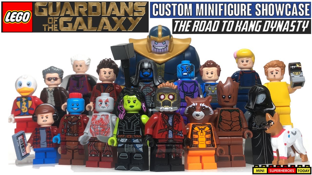 LEGO GUARDIANS OF THE GALAXY Custom Minifigure Showcase (Road to AVENGERS: DOOMSDAY Updated Customs)