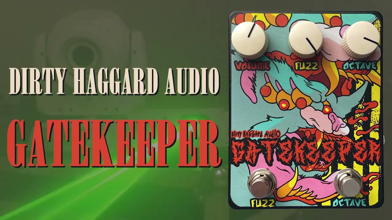 Harsh Tones || Dirty Haggard Audio Gatekeeper || Analog Octave Down Fuzz || Bass & Guitar Pedal Demo