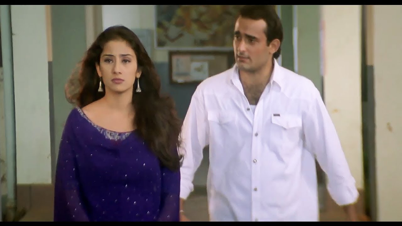 Baby में तुमसे हमेशा प्यार करता हु, गुस्सा थूक दो | Akshaye Khanna | Manisha Koirala  Romantic Scene