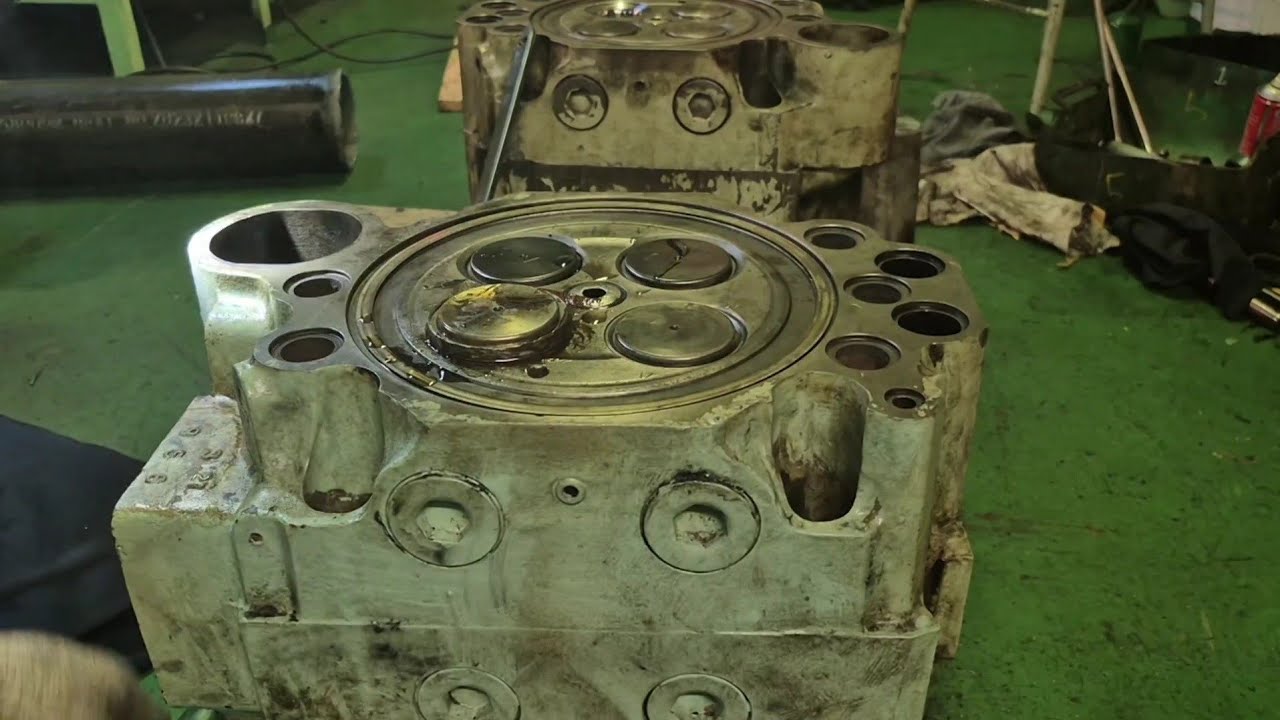 HOW TO INSERT VALVE SEAT AND VALVE GUIDE OF GENERATOR CYLINDER HEAD 