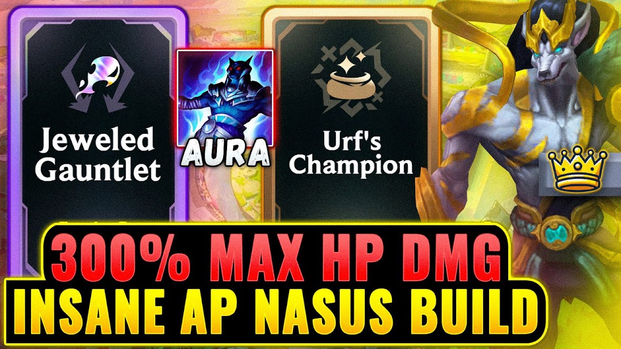 300% Max HP Damage: Melting Enemies with Microwave AP Nasus Highroll | League Arena Gameplay