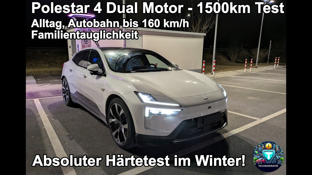 Polestar 4 Dual Motor (Long Range) - 1500km bei winterlichen Bedingungen. Ein echter Härtetest!