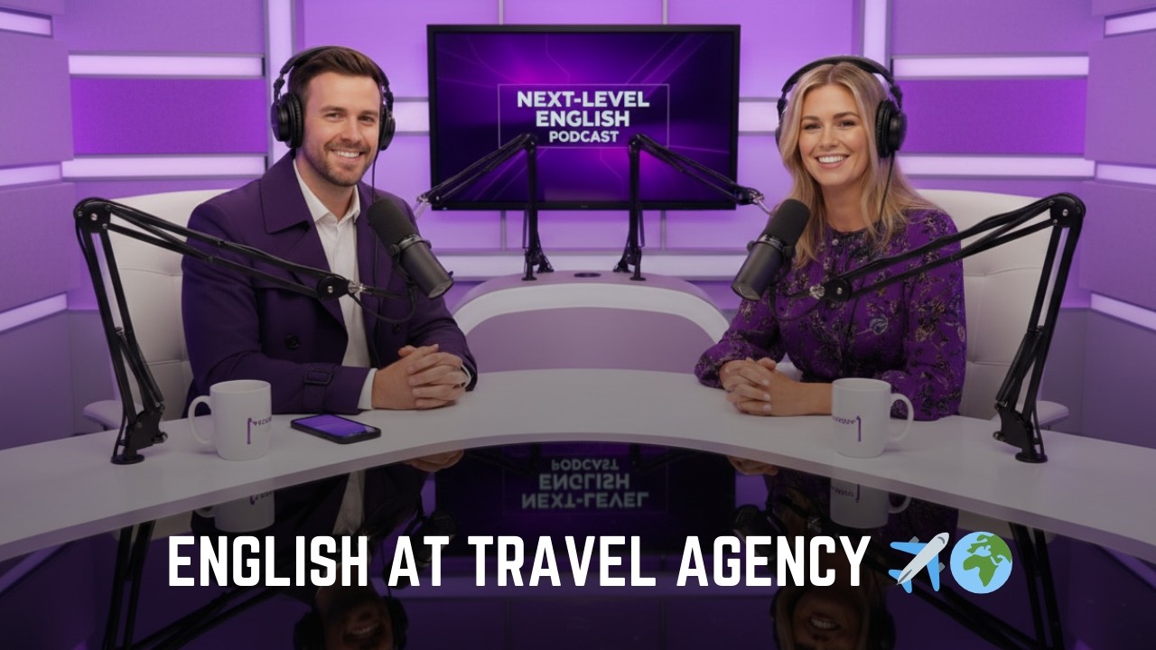 English At Travel Agency ✈️🌍 | Next-Level English Podcast