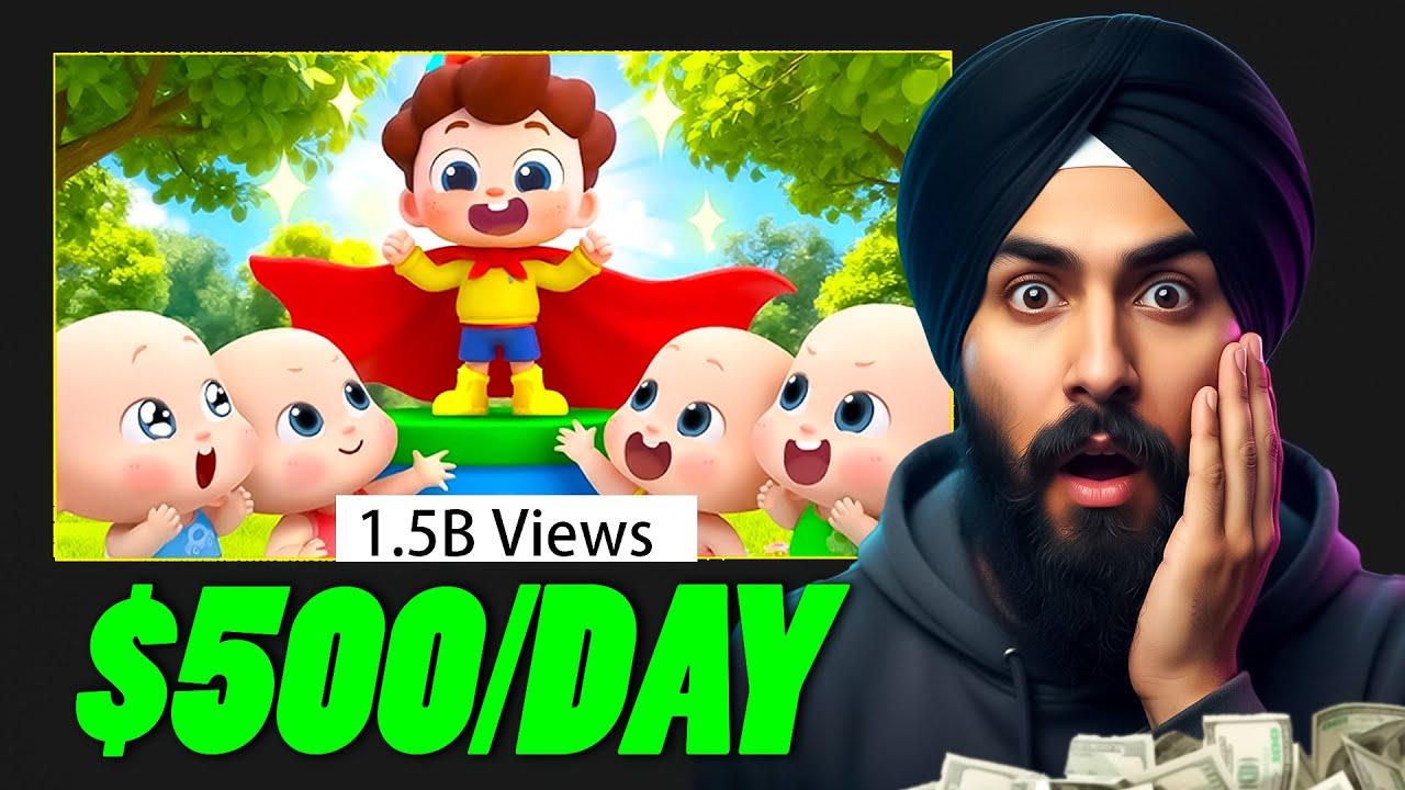 Make $500/Day Posting Faceless AI Kids Songs