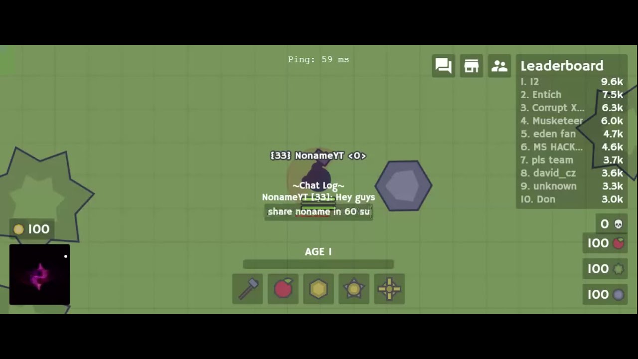 share Noname mod at 60 sub