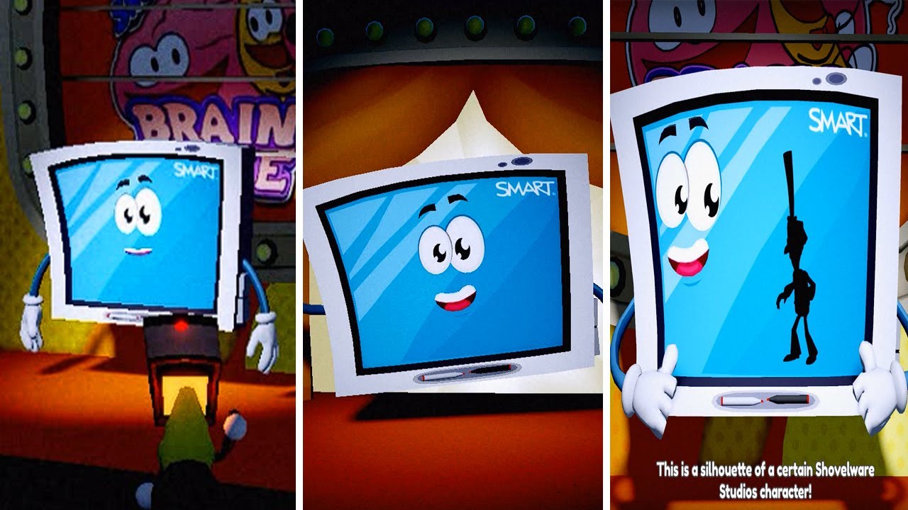 Shovelware's Brain Game - Boardy the Smart Board ALL Cutscenes