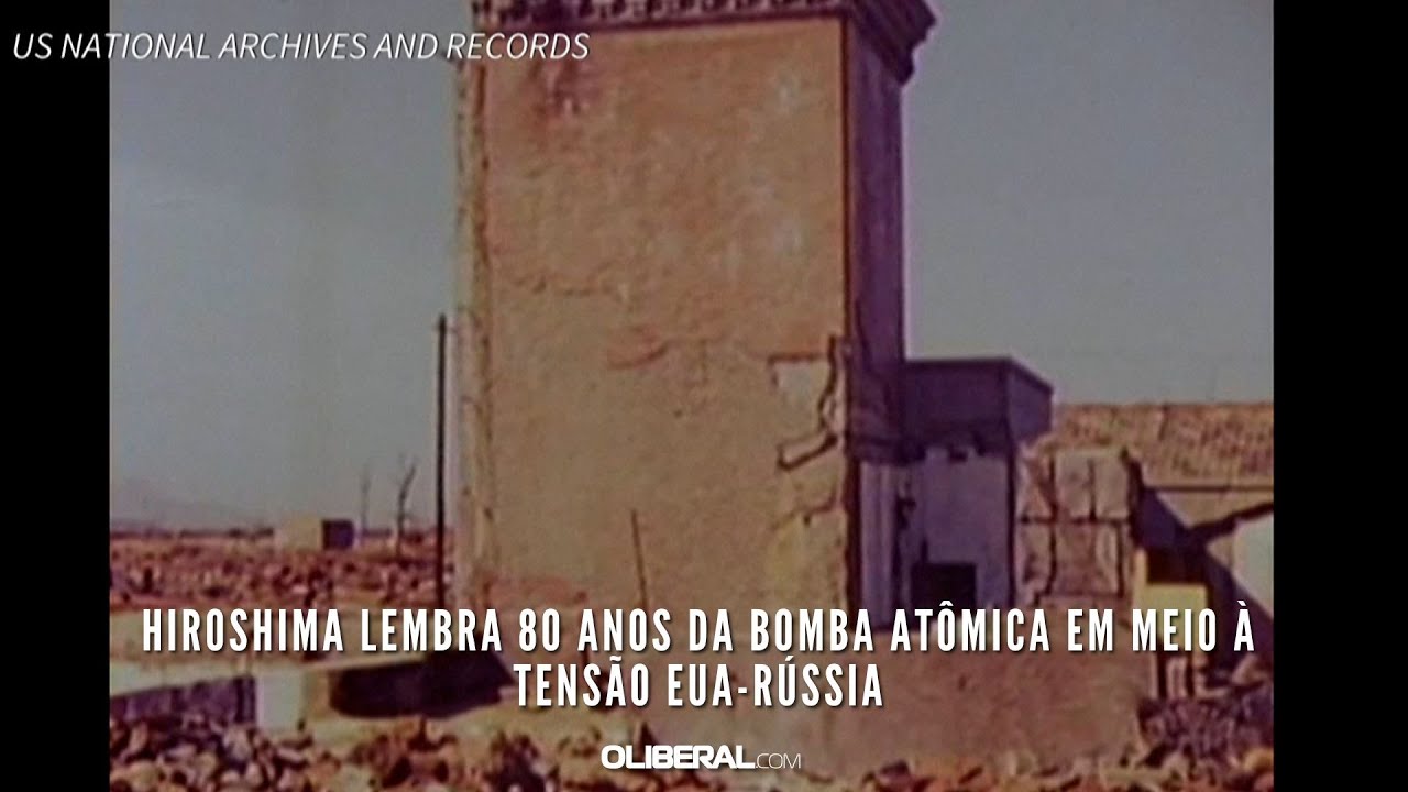 Hiroshima lembra 80 anos da bomba atômica em meio à tensão EUA-Rússia