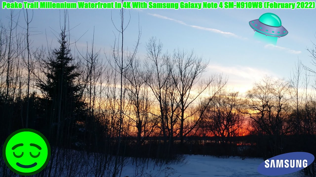 Peake Trail Millennium Waterfront In 4K With Samsung Galaxy Note 4 SM-N910W8 (February 2022)