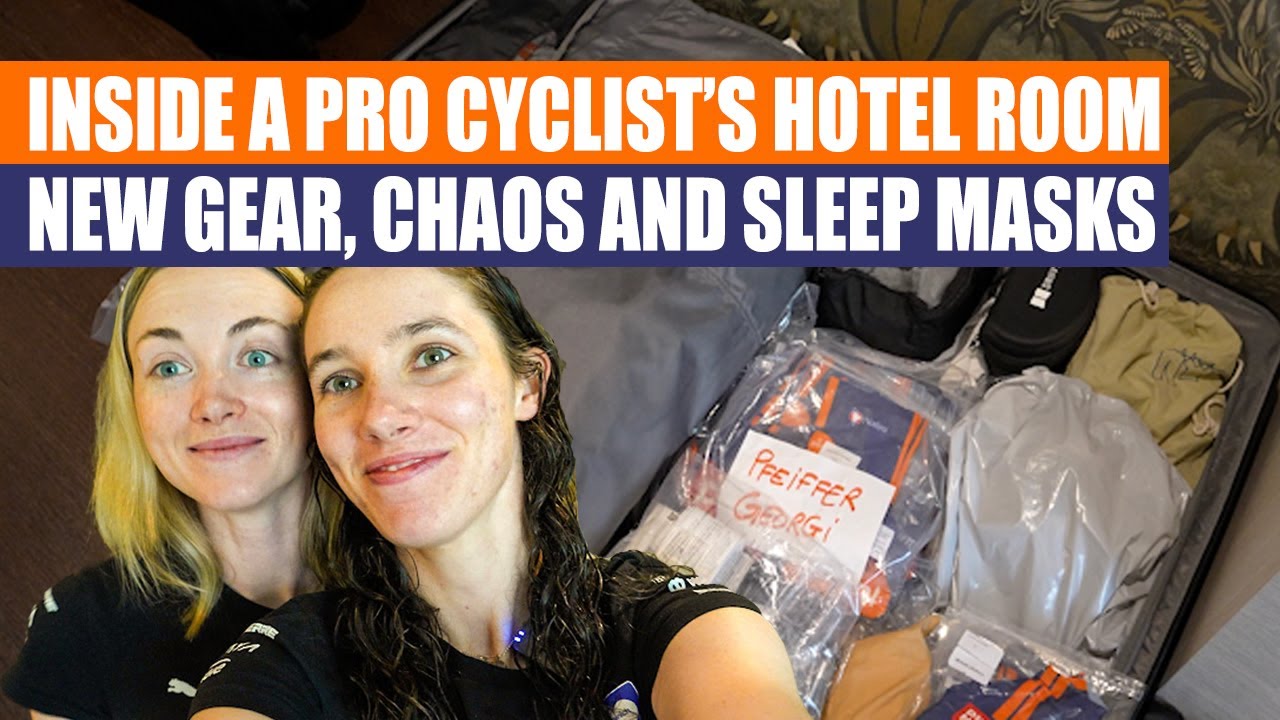 Pro Cyclists&rsquo; ROOM TOUR 🚪 with Pfeiffer Georgi & Becky Storrie