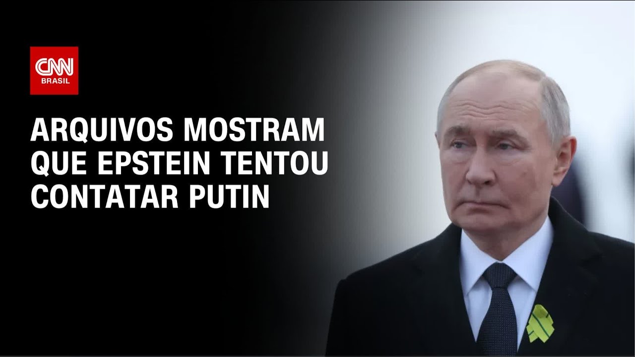 Arquivos revelam que Jeffrey Epstein queria se encontrar com Vladimir Putin | AGORA CNN