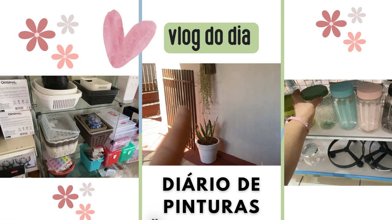 Diário da pintura Blog de rotina diária de dona de casa 
