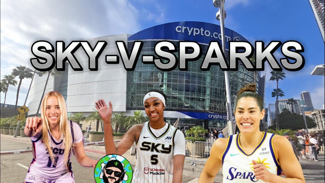 My LA Adventure Just Got WAY More Exciting… | Sparks vs Sky Game!