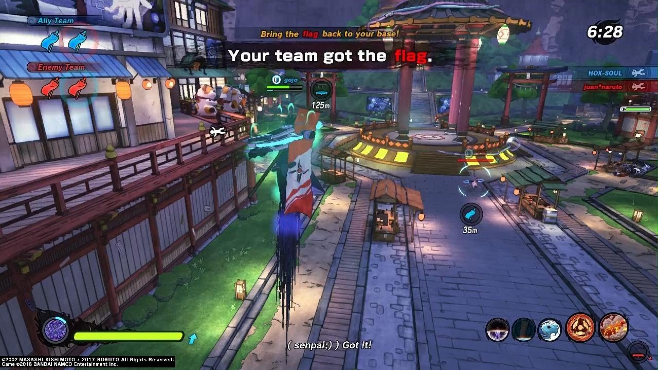 NARUTO TO BORUTO: SHINOBI STRIKER flag build speed run