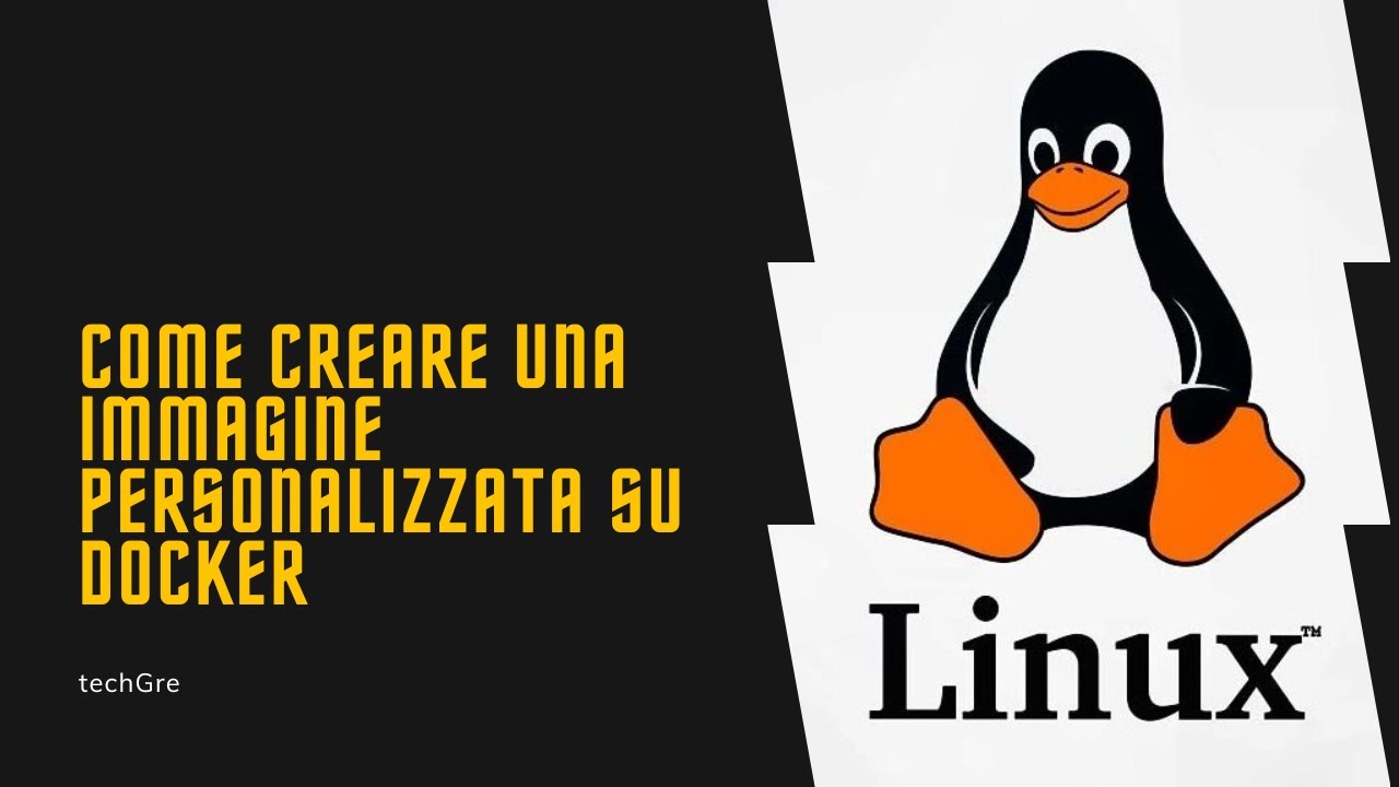 Come Creare Una Immagine Personalizzata Su Docker #docker #tutorial #linux