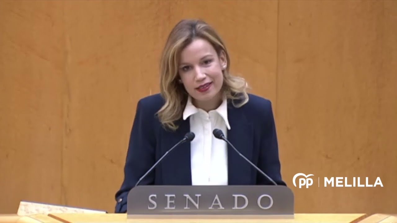 Isabel Moreno defiende en el Senado la economía de Ceuta y Melilla frente a la inacción del Gobierno