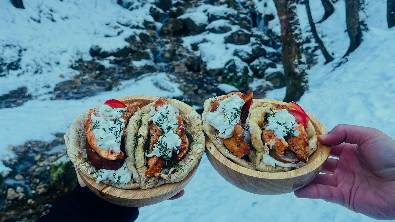 Gyros and Hot Chocolate at -20°C