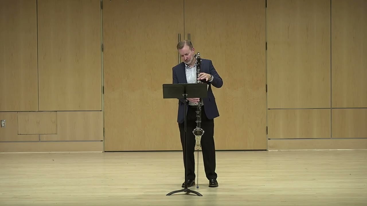 Jenni Brandon: Pleistocene Epoch: The Great Ice Age (2009) for solo bass clarinet -- Bret Pimentel