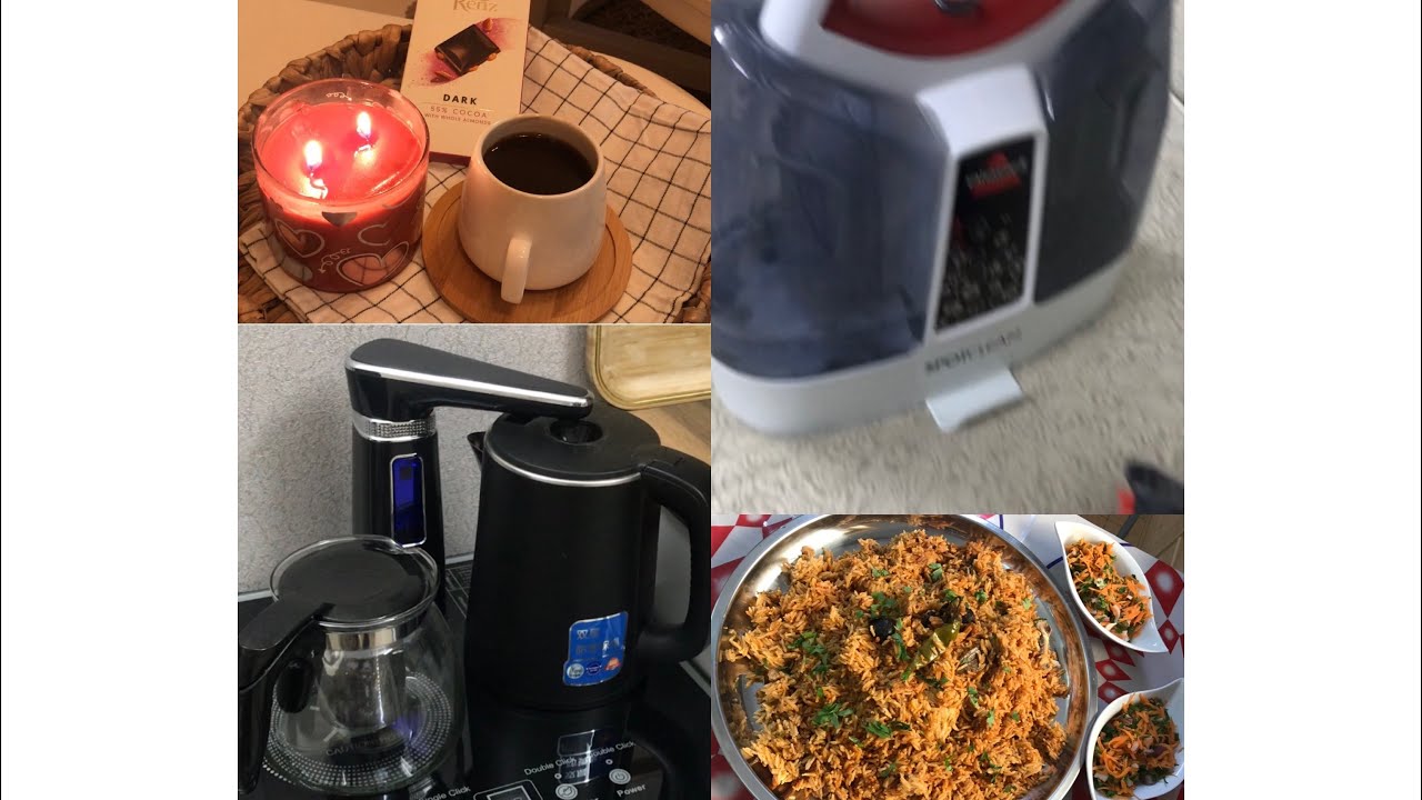 الغدا المعتمد عندي مع تنظيفات البيت الشهريه