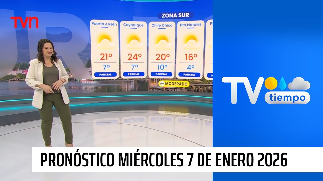 Pronóstico del tiempo: Miércoles 7 de enero 2026 | TV Tiempo