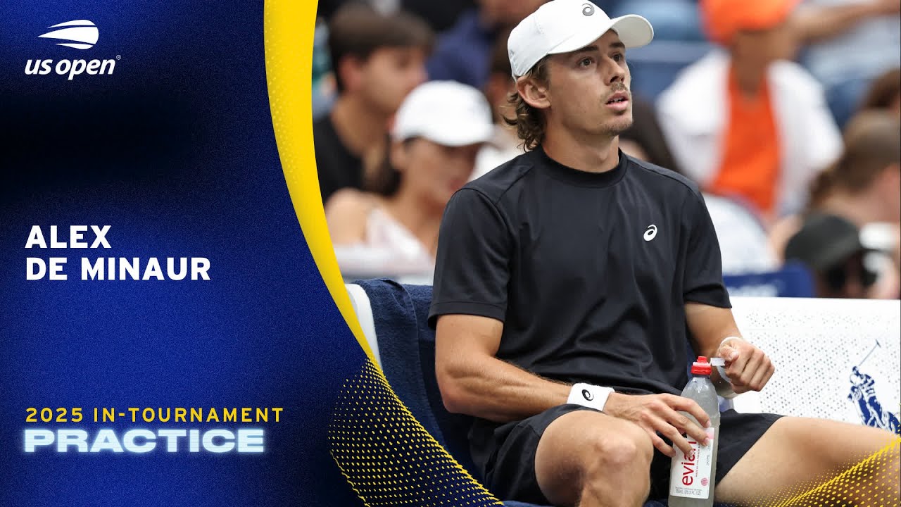 LIVE | Alex de Minaur | Practice Session | 2025 US Open