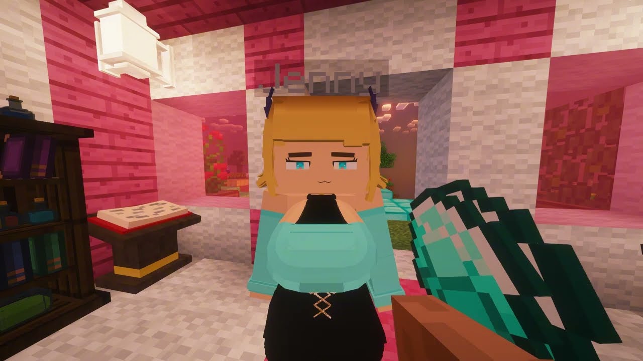 I Gave Jenny-Mem-Cho Tyan a Diamond in Minecraft Skyblock… THIS HAPPENED