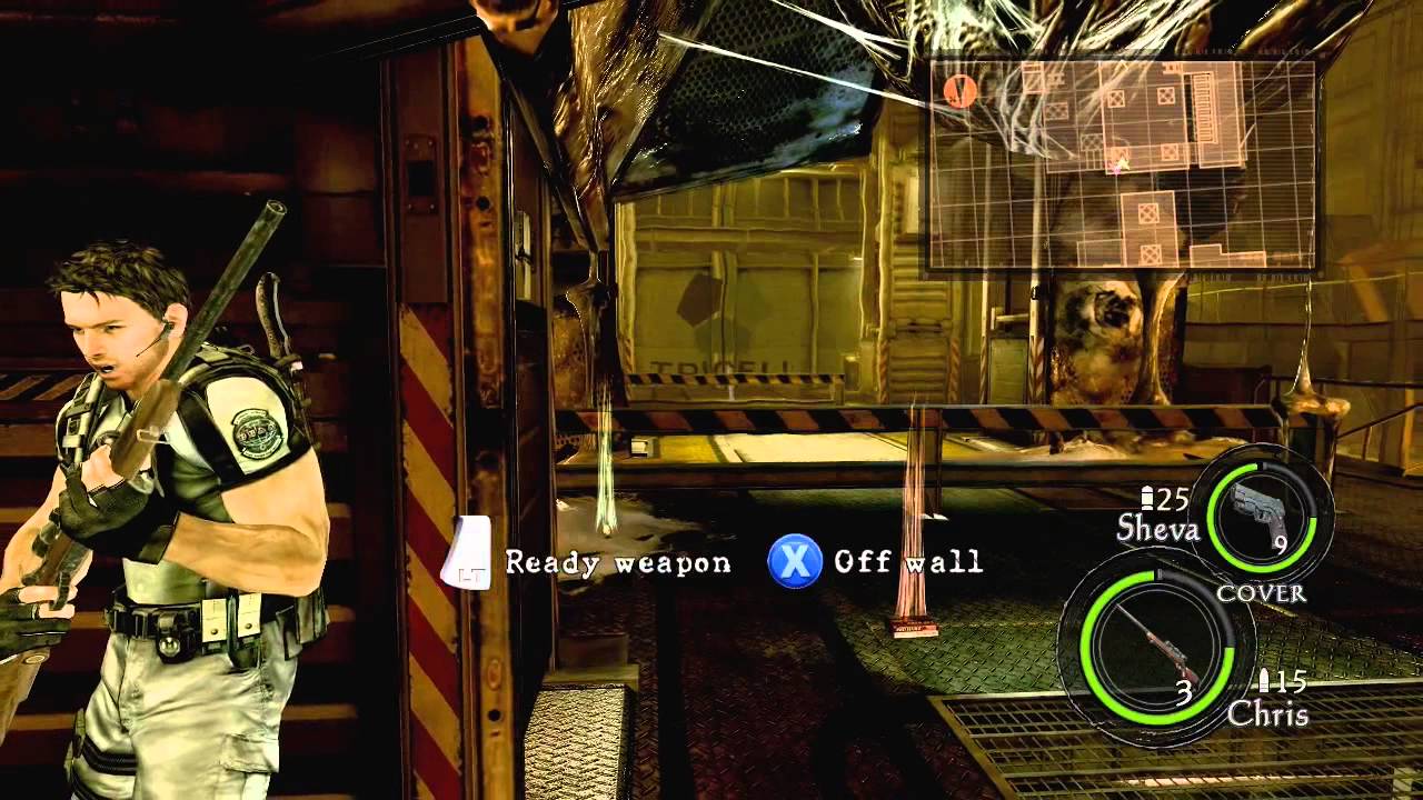 32. Resident Evil 5 Walkthrough - Professional Difficulty - Chapter 6-3 Bridge Deck