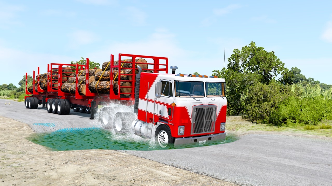 Cars vs Upside Down Speed Bumps Challenge in BeamNG Drive!