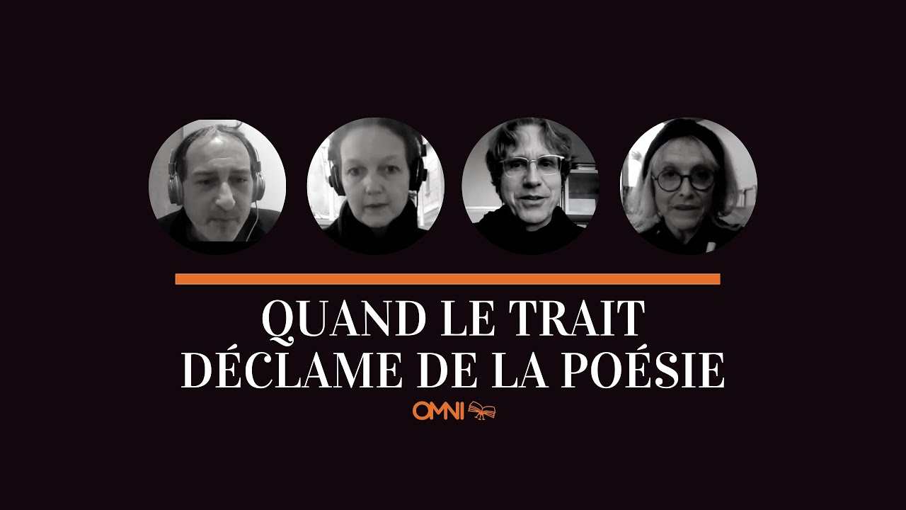 Quand le trait d&eacute;clame de la po&eacute;sie | Mercredi 16 d&eacute;cembre 2020 | 15h30-16h