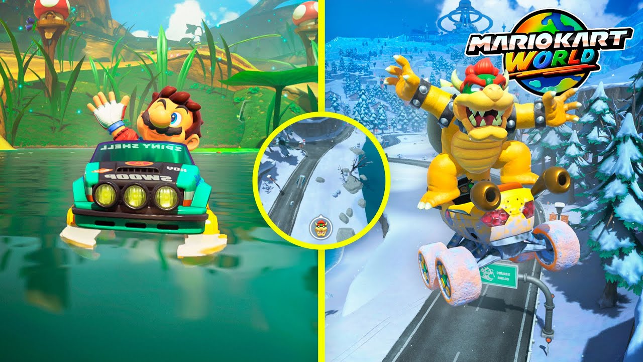 Probando el MUNDO ABIERTO en Mario Kart World por primera vez