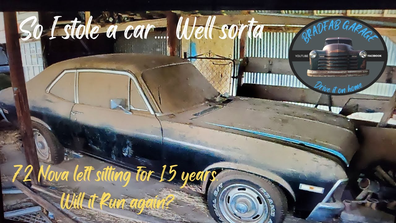 So I stole a Car... Well Sorta. 1972 Nova Will it Run again
