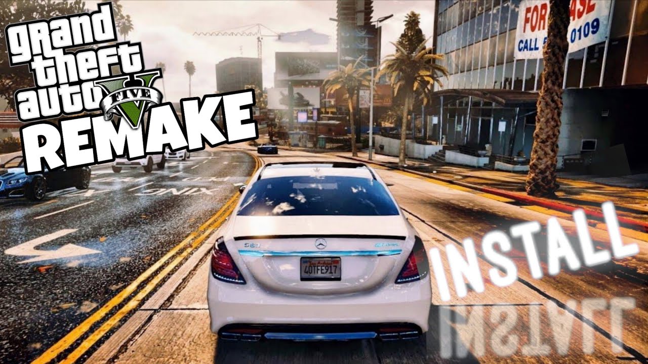 GTA V Remake Free Mod for low end PC full install to GTA 5 remake