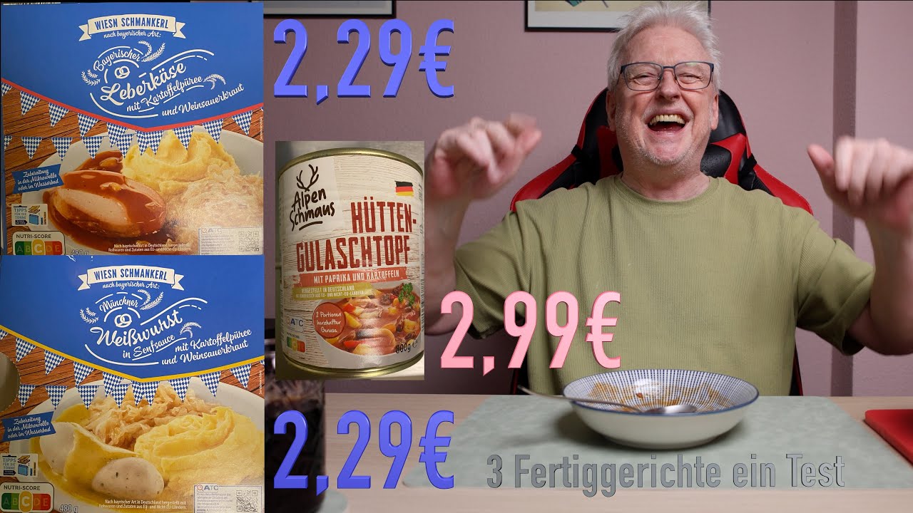 3 Gerichte aus der Bayrischen Woche im Aldi Nord