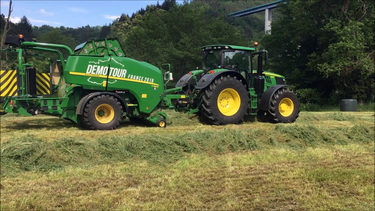 combiné presse enrubanneuse john deere C441R
