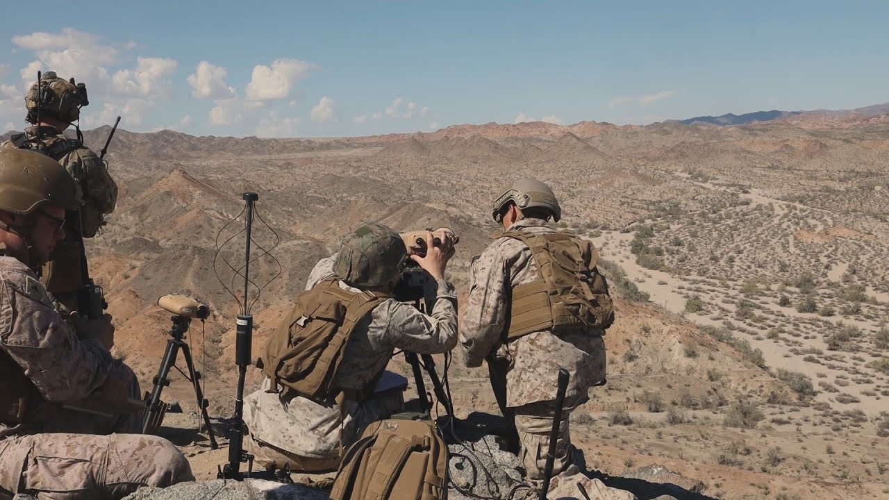 U.S. MARINE CORPS 'TACP' JTAC's Call for Fire at OP SUNKIST