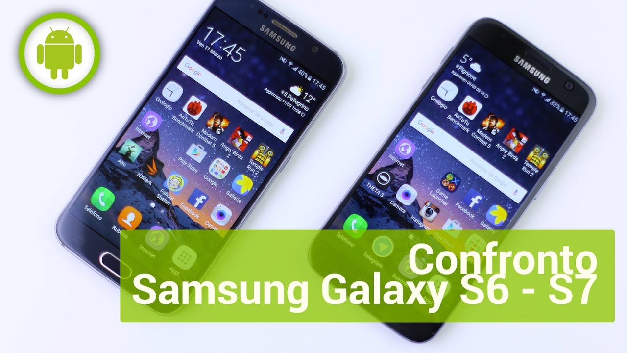 Samsung Galaxy S6 vs Galaxy S7, confronto in italiano